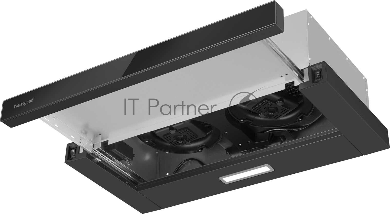 Вытяжка Weissgauff TEL 600 2M Black Glass