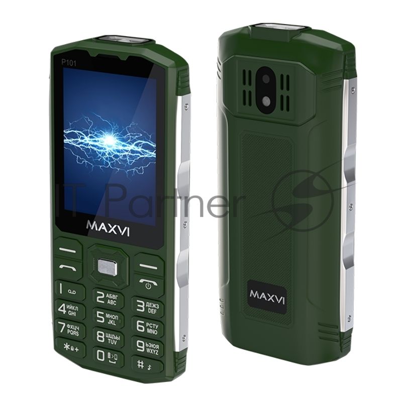Мобильный телефон Maxvi P101 зеленый
