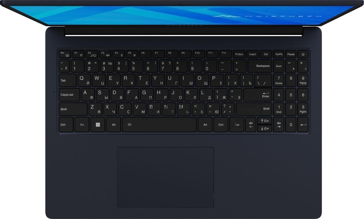 Ноутбук Maibenben M675/16"/IPS/AMD Ryzen 5 7430U/16Gb/512Gb SSD/AMD Radeon Graphics/Windows 11 Home/синий/1.79kg