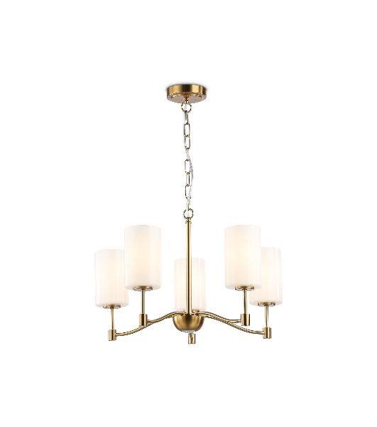 Люстра Ambrella light LH56051/5 BS/FR латунь/белый матовый E14*5 max 40W D590*950