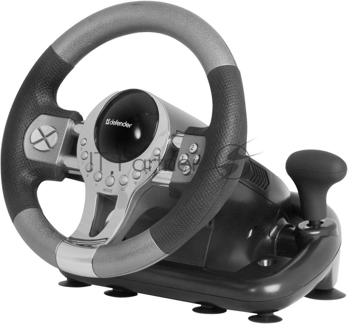 Игровой руль Defender FORSAGE 12 кн+2перекл.+1перекл. 8-ми позиц., USB