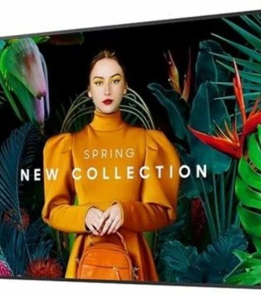 Панель Samsung QB65C черный VA, 65", 3840x2160, 350 кд/м2, 4000:1, 8 мс, 178°/178°