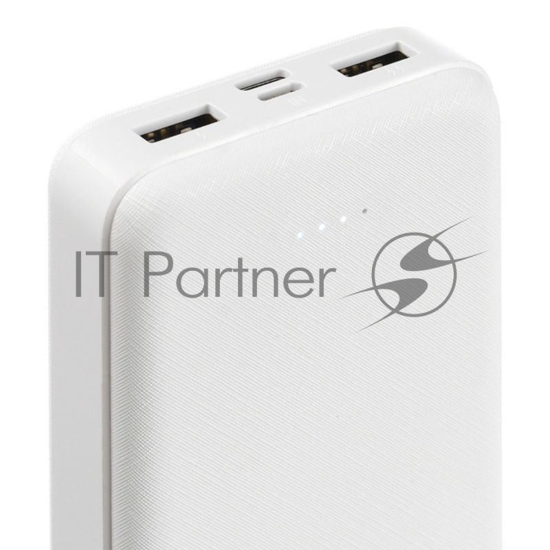 Портативный аккумулятор Buro T4-10000 Li-Pol 10000mAh 2A+1A белый 2xUSB