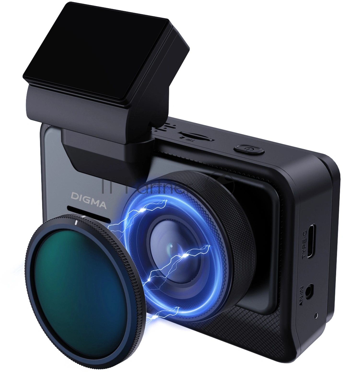 Видеорегистратор Digma FreeDrive 415W max черный 8Mpix 2160x3840 170гр. Allwinner