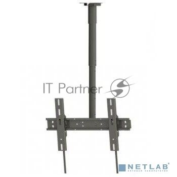 Кронштейн для телевизора Holder PR-101-B черный 32"-65" макс.60кг потолочный фиксированный