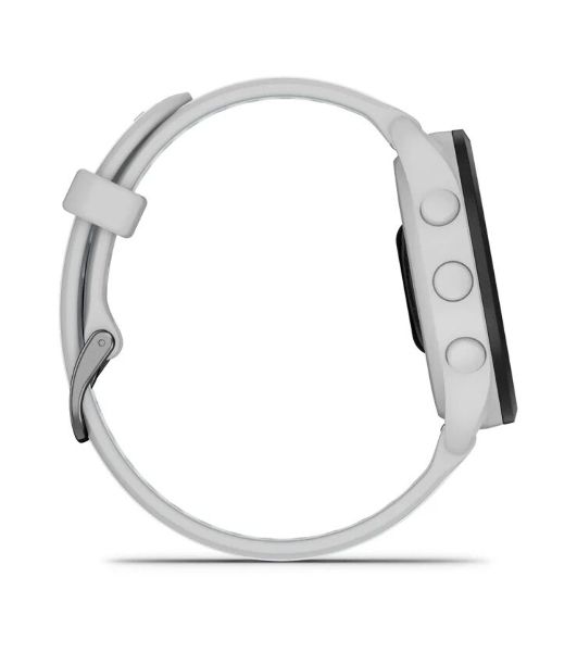 Умные часы Garmin Forerunner 165, 1.3" AMOLED, 5G, Wi-Fi, Bluetooth, NFC, WR50, белый / серый