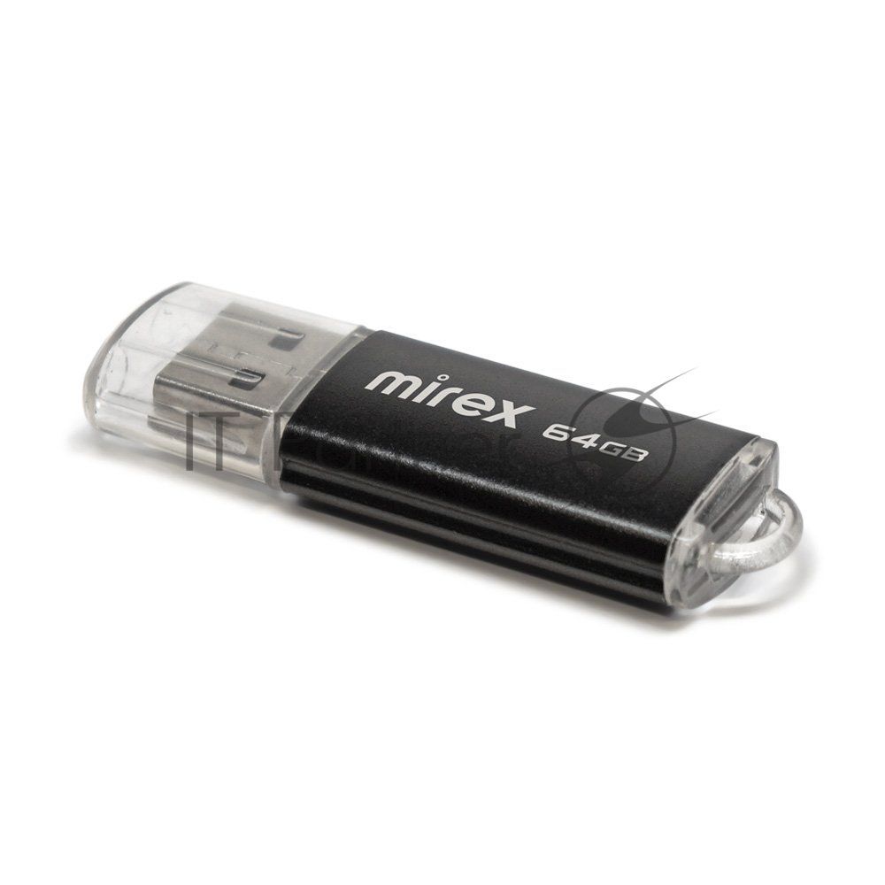 Флеш диск 64GB Mirex Unit, USB 2.0, Черный