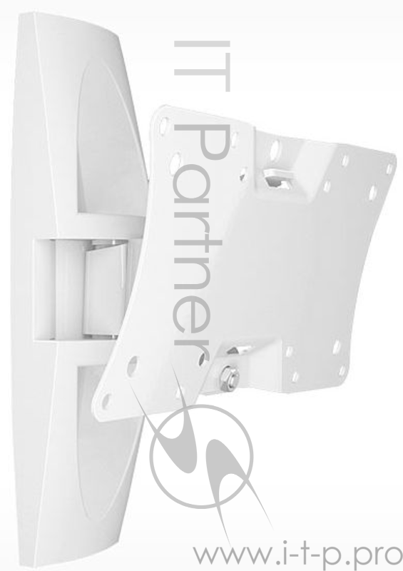 Кронштейн для телевизора Holder LCDS-5062 черный глянец 19"-32" макс.30кг настенный поворот и наклон