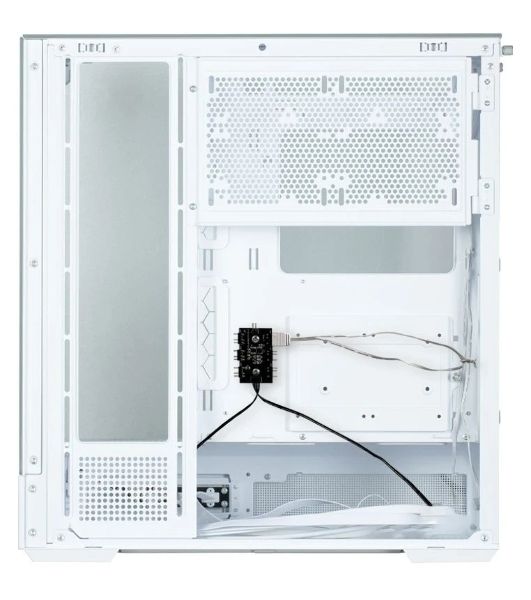Компьютерный корпус ZALMAN P40 Prism Plus, ATX, белый, WINDOW, 3xCombo (3.5'' or 2.5"), 1xUSB TYPE-C, 2xUSB 3.0, SIDE 3x120мм ARGb, REAR 1x120мм ARGb