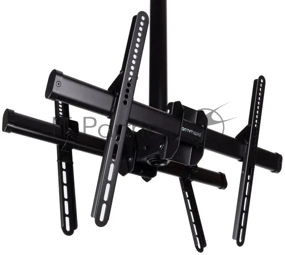 Кронштейн для телевизора Arm Media LCD-3050 черный, 32"-90" макс. 90 кг, потолочный, поворот и наклон