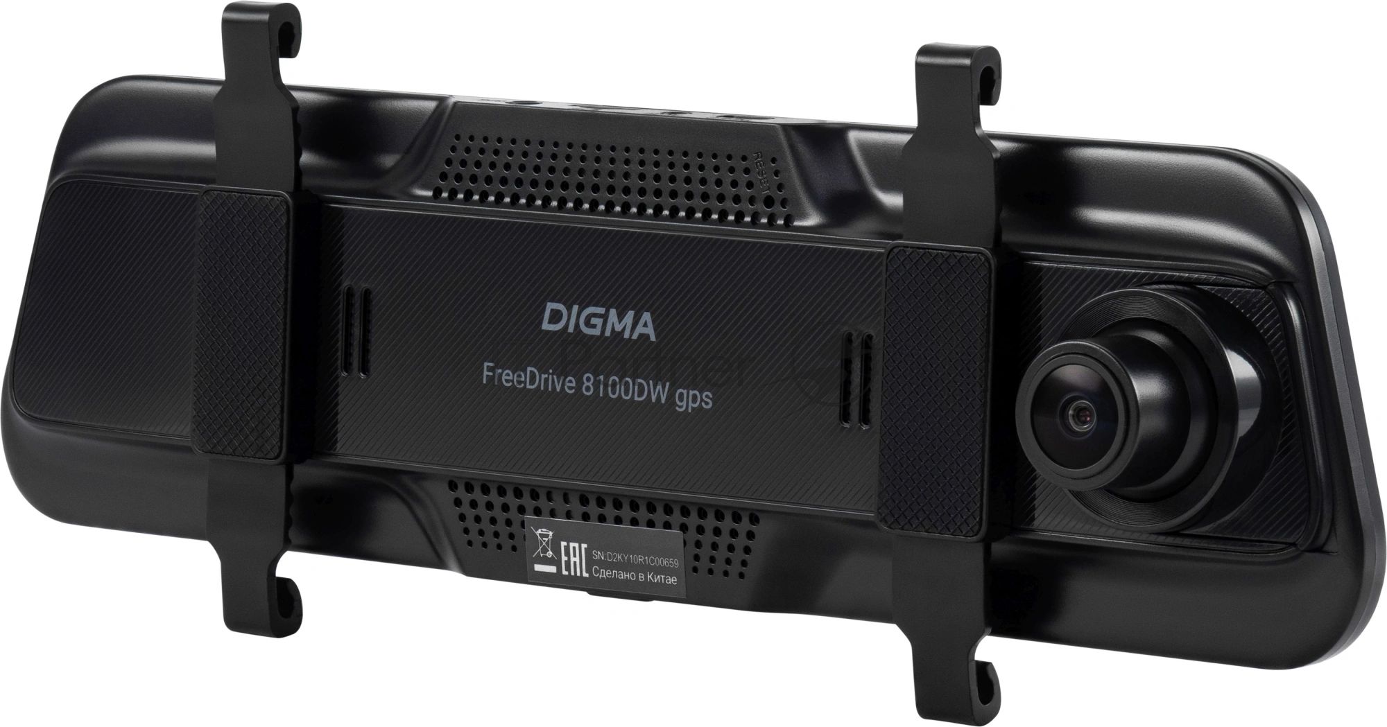 Видеорегистратор Digma FreeDrive 8100DW gps черный 8Mpix 2160x3840 170гр. Allwinner