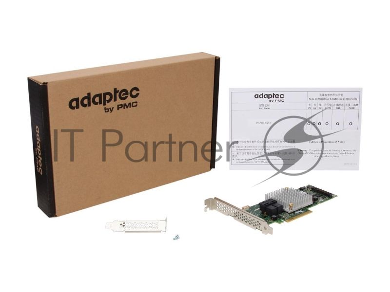 Контроллер Adaptec ASR-8805 SGL RAID 0/1/1E/10/5/6/50/60 8i-ports 1Gb (2277500-R)