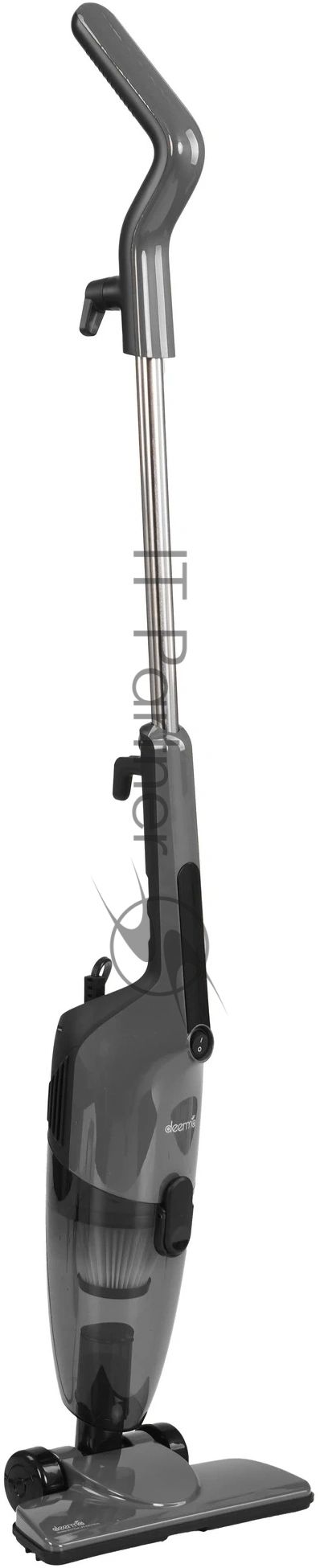 Пылесос вертикальный Deerma Combo DX600S черный/серый, питание от сети, 210 Вт, уборка сухая, пылесборник 1.2 л