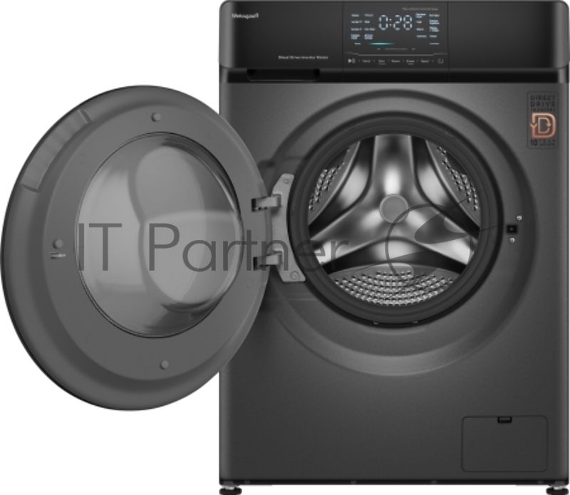 Стиральная машина Weissgauff WM 4927 Direct Drive Inverter Premium Deep Grey серая, загрузка фронтальная 7кг, 1200 об/мин., класс: A+++