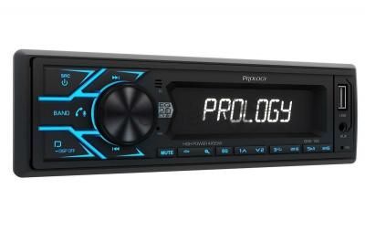Автомагнитола Prology CMX-190, 1 DIN, Bluetooth, USB Type-A, AUX, пульт ДУ
