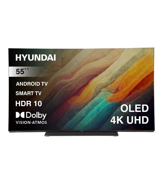 Телевизор Hyundai 55" H-LED55OBU7700 черный OLED UHD 120Hz Smart TV