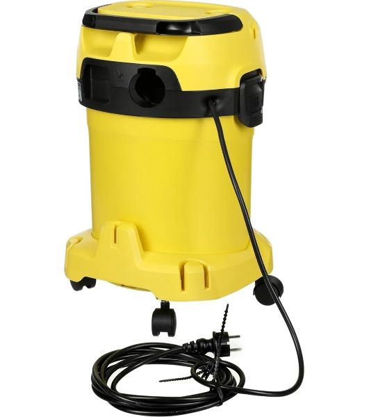 Строительный пылесос Karcher WD 3 P V-17/4/20 желтый, 1000 Вт, уборка сухая/сбор воды, пылесборник мешок/контейнер, 17 л