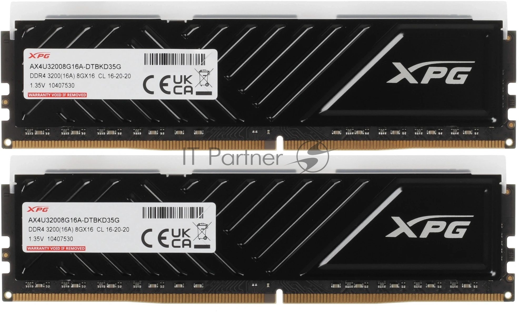 Модуль памяти ADATA DIMM 16GB (8GBx2) DDR4-3200 AX4U32008G16A-DTBKD35G