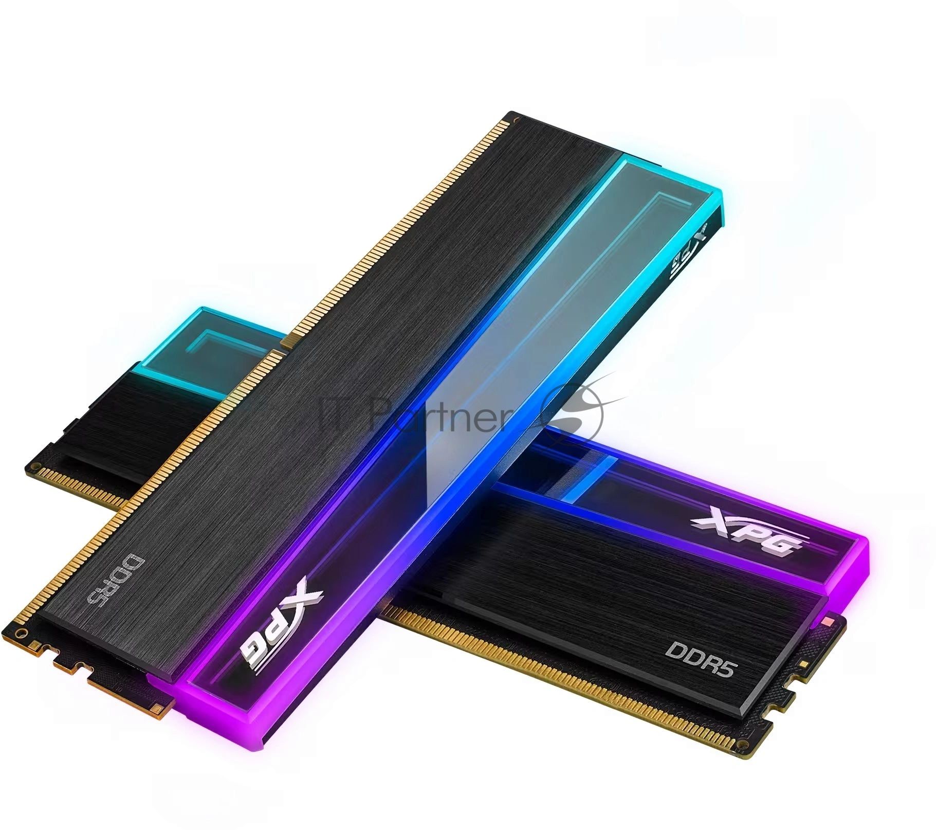 Память DDR5 2x16GB 6400MHz A-Data AX5U6400C3216G-DCNKRBK XPG Novakey RGB RTL Gaming PC5-51200 CL32 DIMM UDIMM ECC 288-pin 1.4В kit dual rank с радиатором Ret