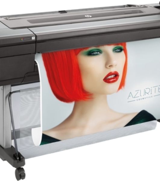Плоттер HP DesignJet Z9+ PS Printer (44",9 colors, pigment ink, 2400x1200dpi,128 Gb(virtual),500 Gb HDD, GigEth/host USB type-A,stand,single sheet and roll feed,autocutter, PS, 1y warr)