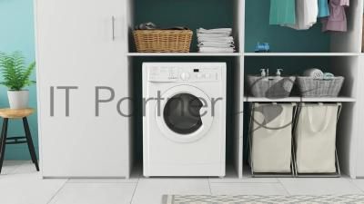 Стиральная машина Indesit IWSE6105(CIS)L белый, загрузка фронтальная 6 кг, 1000 об/мин., класс: А