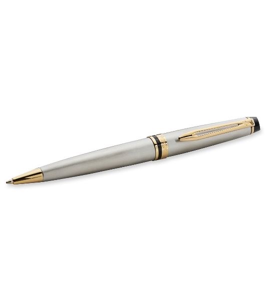 Ручка шариковая Waterman Expert 3 (CWS0952000) Stainless Steel GT M, синие чернила, подарочная коробка