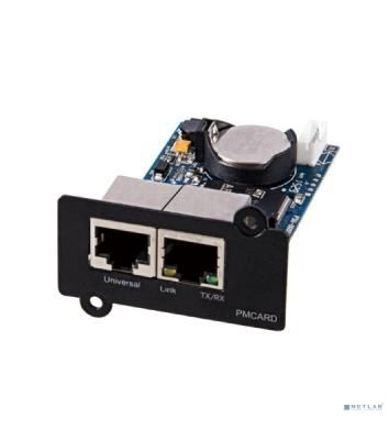 SNMP карта CBR PMC-01R для удаленного управления по сети Ethernet c Русским интерфейсом, 2xRJ45, PowerMaster