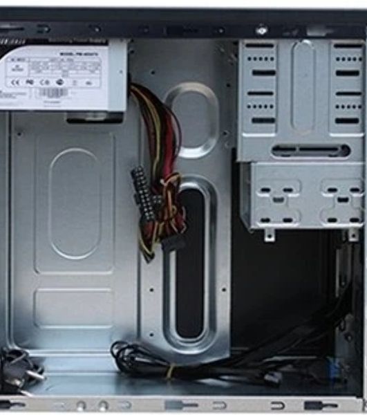 Компьютерный корпус InWin POWERMAN ES725BK USB 3.0 (Mini Tower, mATX, без БП, USBx2 + Audio, черный)