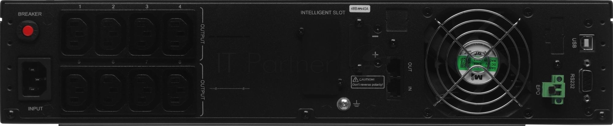 Источник бесперебойного питания Ippon Pacific II 2000 / 2000 ВА / 1800 Вт / 8 x IEC 320 C13