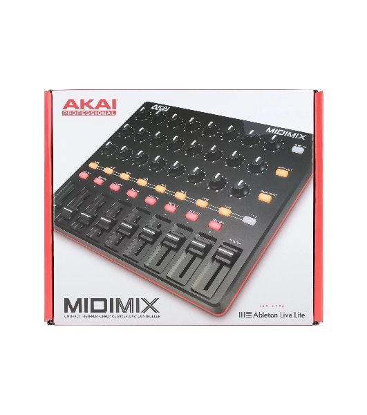 MIDI контроллер AKAI MIDIMIX 24 энкодера, 9 фейдеров, 8 кнопок Mute/Solo, 8 кнопок Rec Arm