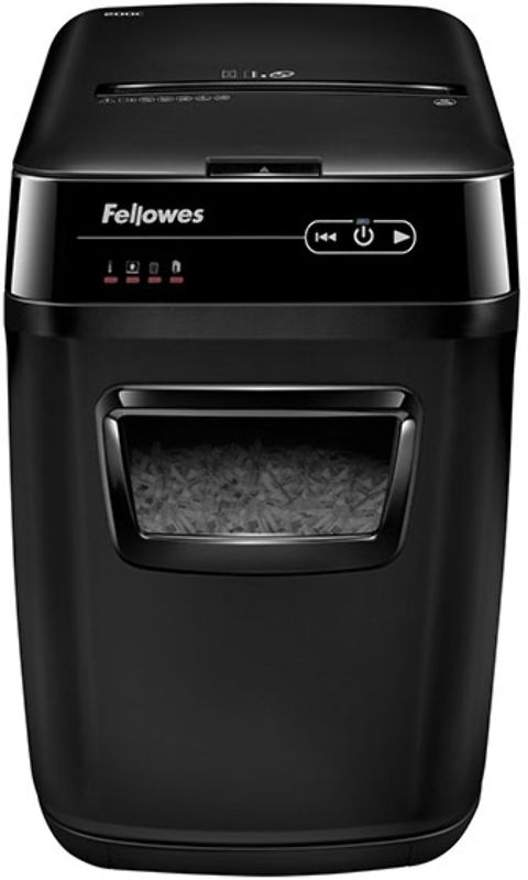 Шредер Fellowes AutoMax 200C (секр.P-4)/фрагменты/200лист./32лтр./пл.карты