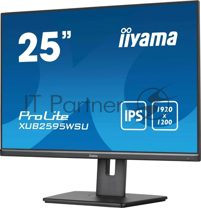 Монитор 25" Iiyama ProLite XUB2595WSU-B5 IPS 1920x1200, 75 Гц, 4 мс, 16:10, 300 кд/м², 1xHDMI, 1xDP, 2xUSB, выход на наушники, черный