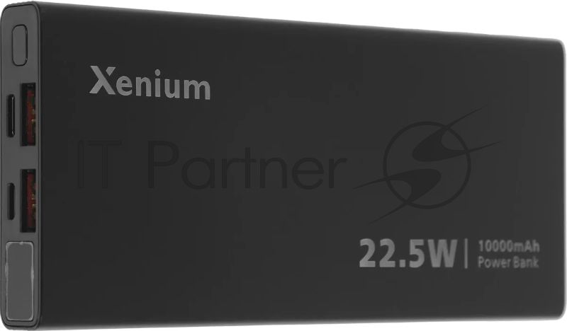 Портативный аккумулятор Xenium CTP2210 10000mAh 22.5W 5A черный (CTP2210BK/00)