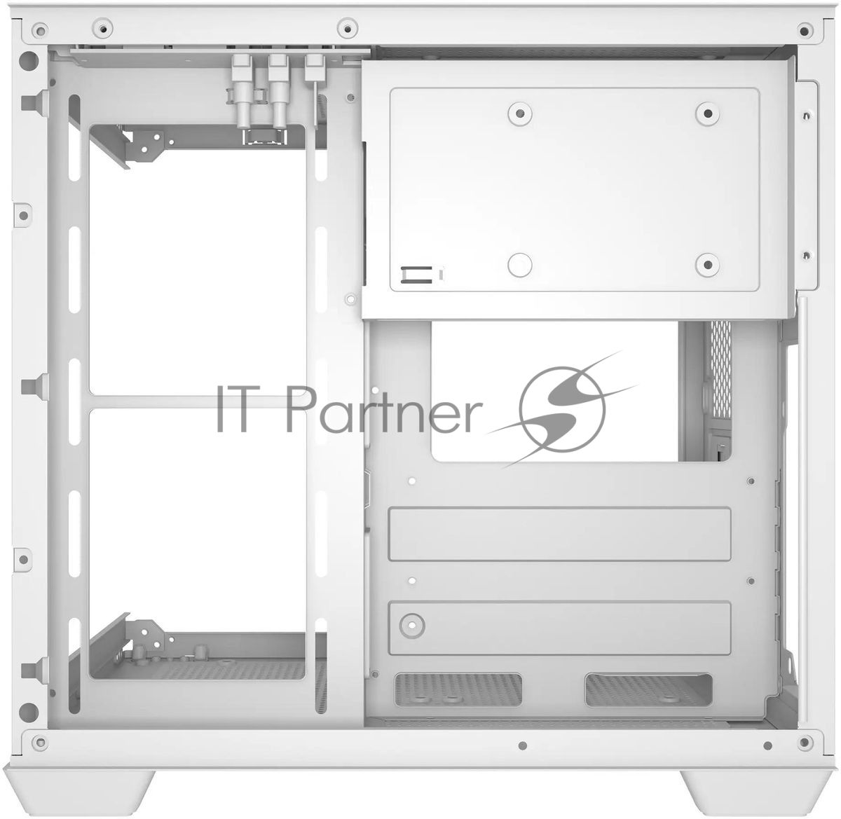 Компьютерный корпус Bloody CC-121 белый без БП mATX 7x120мм 1xUSB2.0 1xUSB3.0 audio