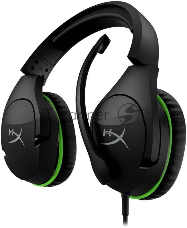 Гарнитура проводная HyperX Cloud Stinger черный/зеленый для: Xbox Series/One (4P5K1AA)