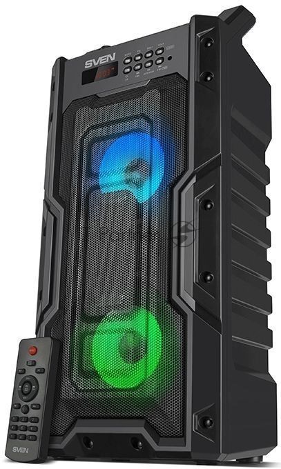 Колонка портативная Sven PS-435 черный 20W 2.0 BT/3.5Jack/USB 10м 2000mAh