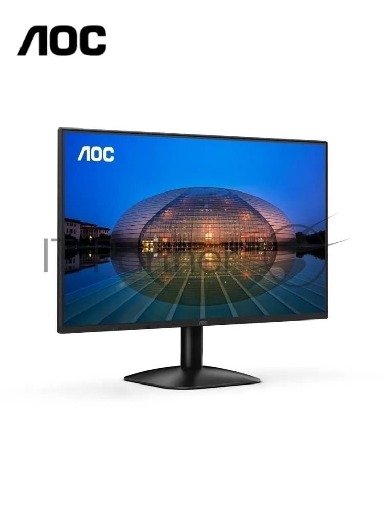 Монитор 23.8" AOC 24B31H IPS 1920x1080, 120 Гц, 4 мс (1 мс MPRT), 16:9, 300 кд/м², VGA, HDMI 1.4, 3.5 Jack, динамики (2x2 Вт), HDR10, Adaptive-Sync, черный
