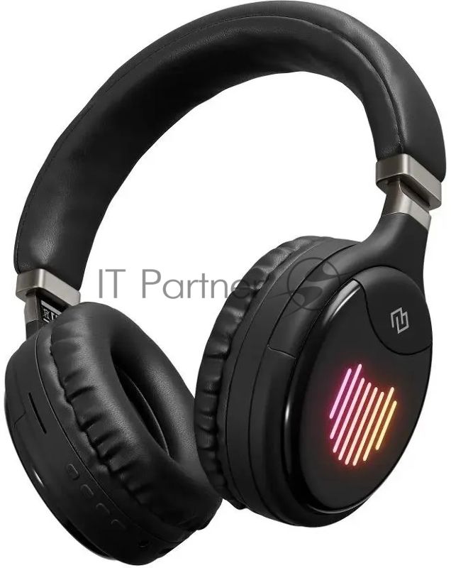 Беспроводные/проводные наушники Digma BT-16 черный, накладные, Bluetooth + проводной, складная конструкция, до 10 ч
