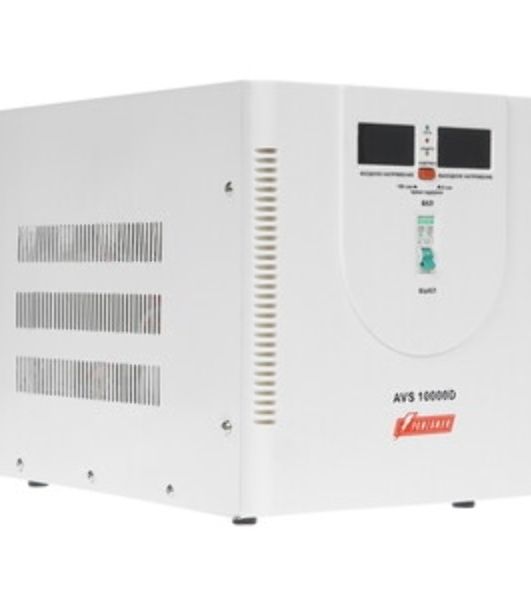 Стабилизатор напряжения Powerman AVS 10000D (10000ВА,50А,КПД 98%,циф. индикация вх./вых. напряж.)