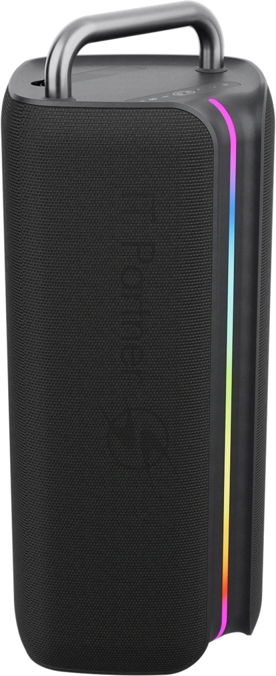 Колонка портативная Ural Молния Бит черный 420W 1.1 BT/3.5Jack/USB-C 10м 8000mAh (без.бат)