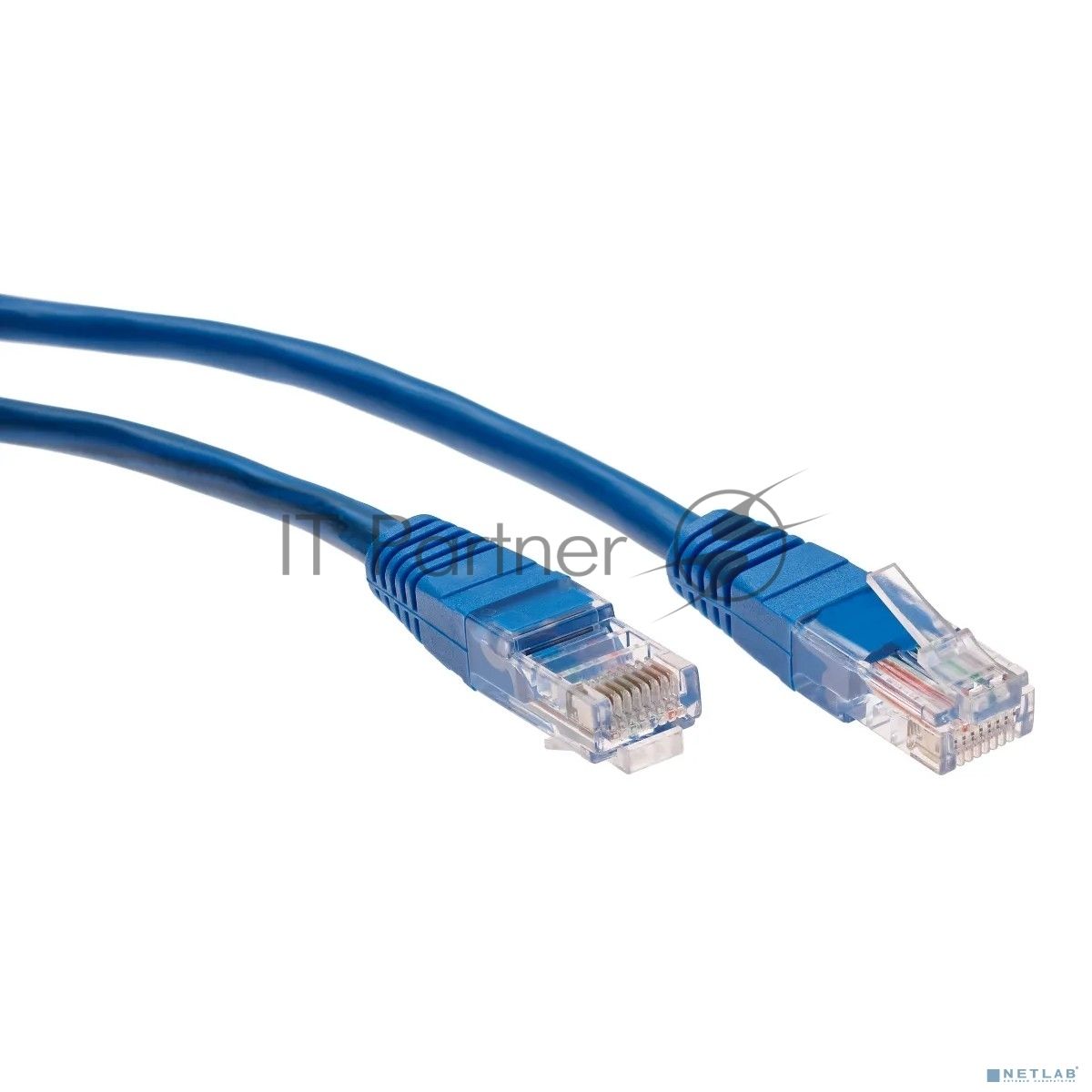 Коммутационный шнур Патч-корд литой "Telecom" UTP кат.5е 2м синий 6242755317536