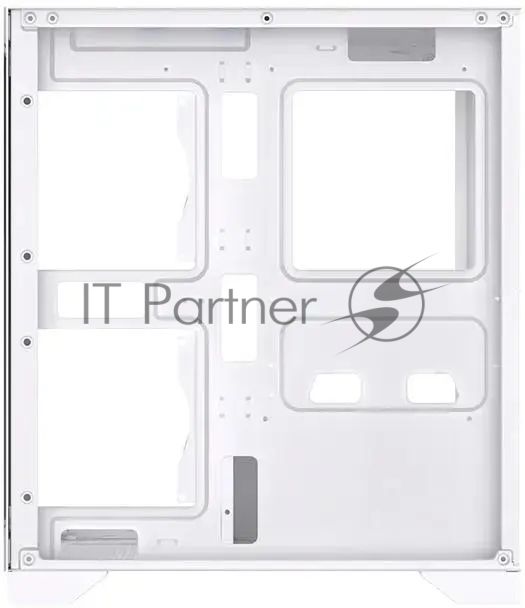 Компьютерный корпус Bloody BD-CC103 белый без БП mATX 7x120мм 1xUSB 2.0 1xUSB 3.0 audio bott PSU
