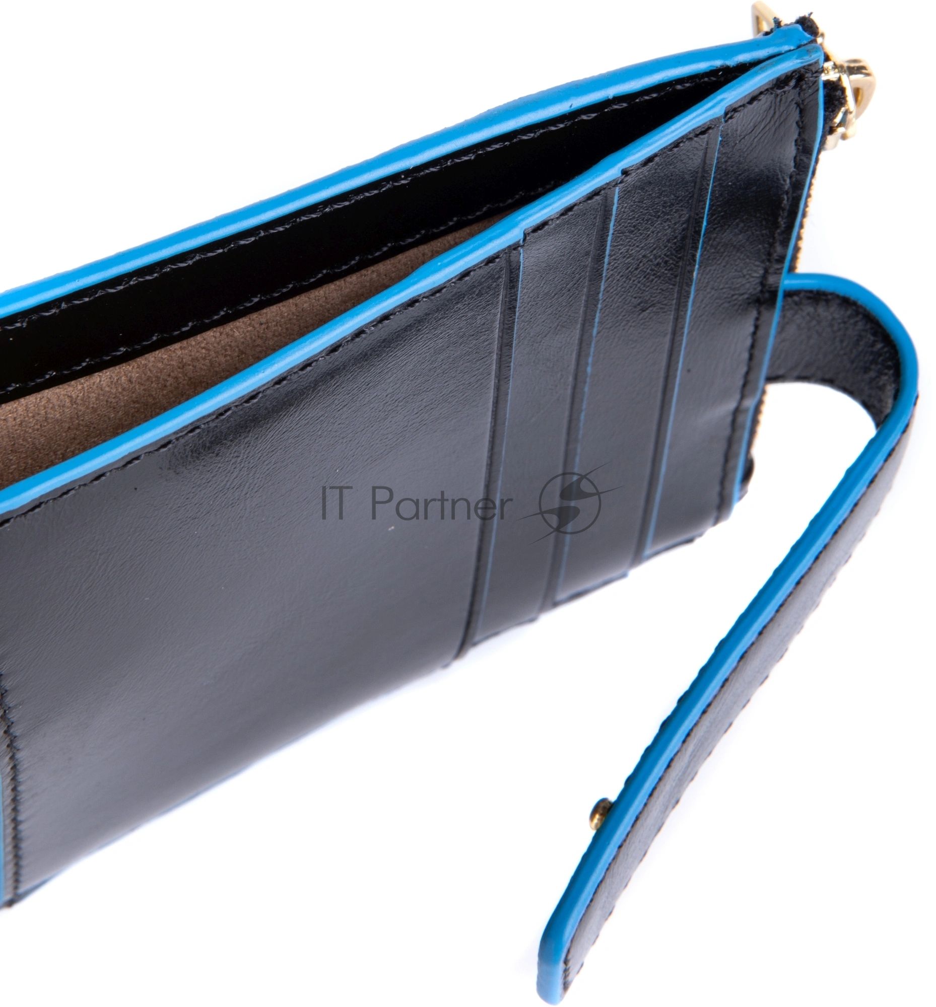 Картхолдер Piquadro Blue Square PP6843B2R/N черный, натуральная кожа