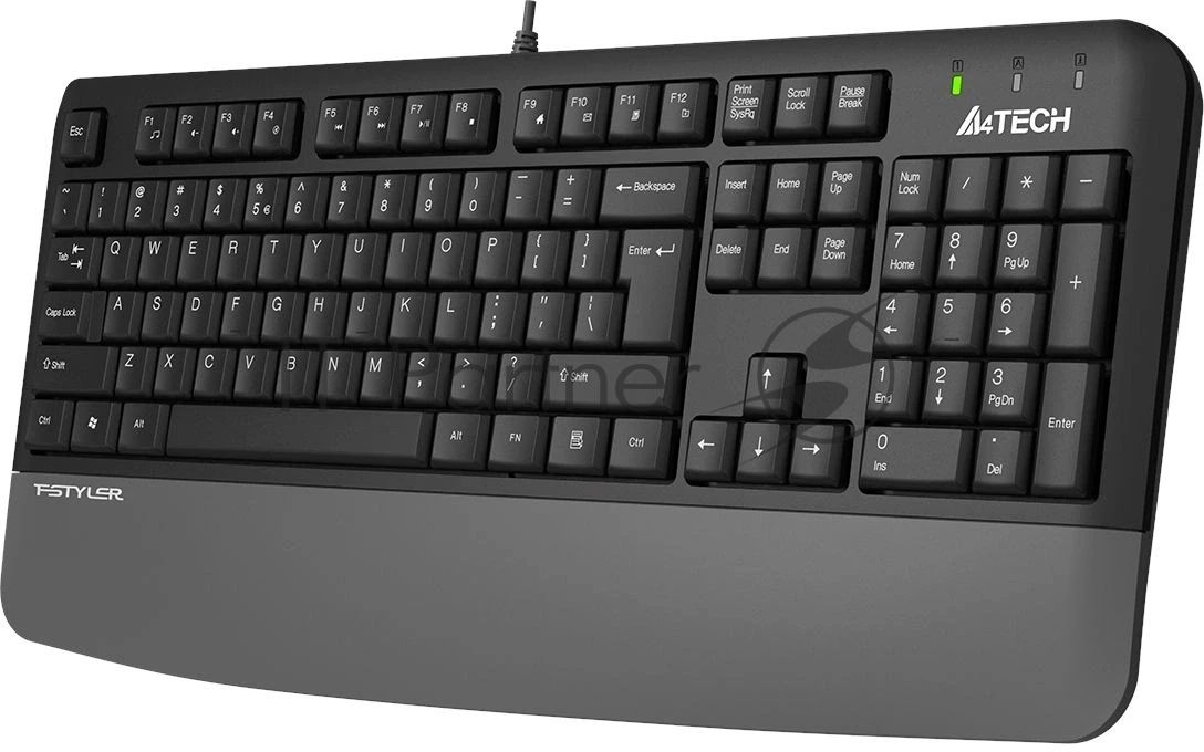 Клавиатура A4Tech Fstyler FK20 проводная, USB Type-A, серый