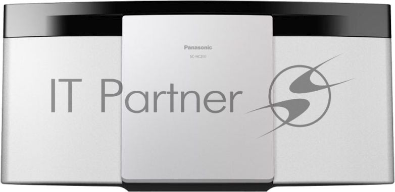 Микросистема Panasonic SC-HC200EE-W белый 20Вт/CD/CDRW/FM/USB/BT