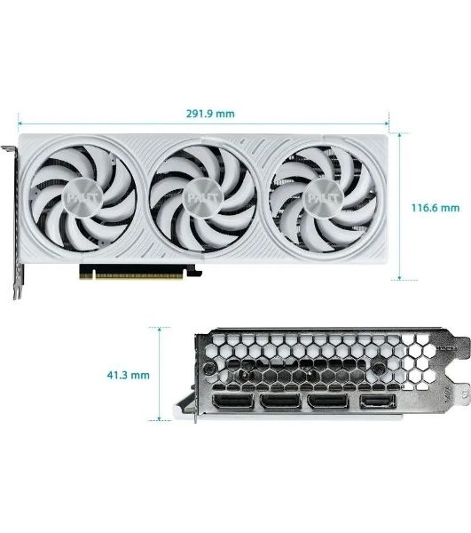Видеокарта Palit NVIDIA GeForce RTX 5070 PA-RTX 5070 белый OC 12ГБ GamingPro, GDDR7