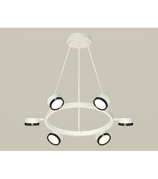 Светильник Ambrella light XB9191151/6 SWH/PBK белый песок/черный полированный GX53 (C9191, N8113)