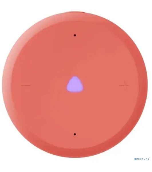 Умная колонка Яндекс Станция Лайт 2, 6Вт, компактная, 1 динамик, Matter, Wi-Fi, Bluetooth 5.0, Алиса, коралловый