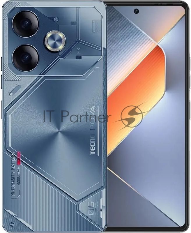 Смартфон Tecno POVA 6 LI7, 12/256Gb, синий