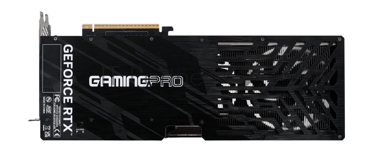 Видеокарта Palit GeForce RTX 5070 GAMINGPRO-S OC, 12 GB GDDR7, 192 bit, 3xDisplayPort, HDMI, GPU 2325 MHz